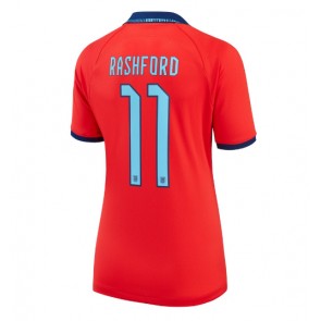 Engleska Marcus Rashford #11 Gostujuci Dres za Ženska SP 2022 Kratak Rukavima